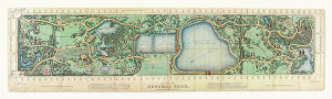 New York Department of Public Parks - Map of the Central Park, ca. 1872