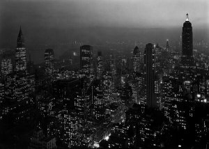 Samuel Herman Gottscho - Night View South from RCA Building, 1933