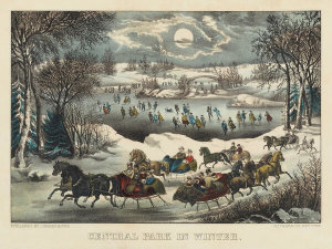 Currier and Ives - Central Park in Winter, ca. 1873