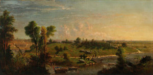 George Loring Brown - View of Central Park, 1862