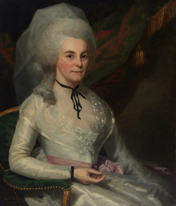 Ralph Earl - Portrait of Elizabeth Schuyler Hamilton (Mrs. Alexander Hamiliton), 1787
