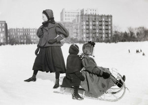 Unknown Photographer - [Sleigh riding in Central Park], 1897
