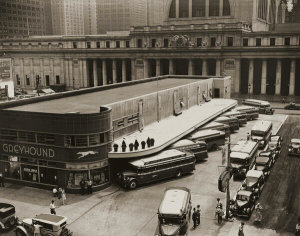Berenice Abbott - Greyhound Bus Terminal, 1936