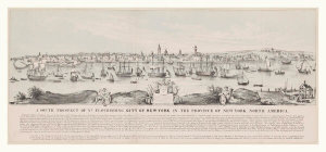 George Hayward - A South Prospect of Ye Flourishing City of New-York in the Province of New York, North America, 1746