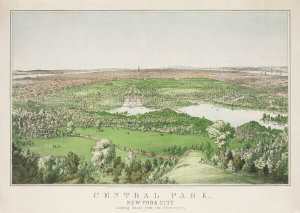 Unknown Artist/Maker - Central Park, 1859