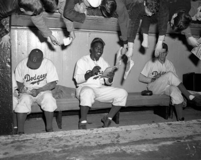 Frank Bauman - Jackie Robinson, 1949