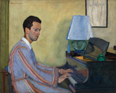 William Auerbach-Levy - George Gershwin at Piano, 1926
