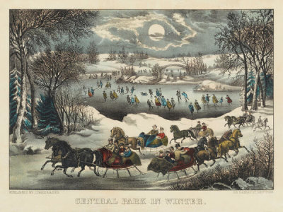 Currier and Ives - Central Park in Winter, ca. 1873