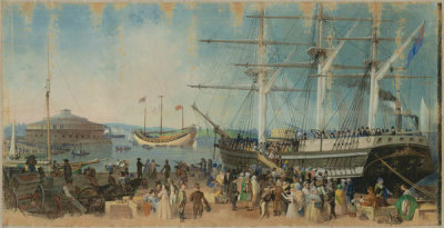 Samuel Bell Waugh - The Bay and Harbor of New York, ca. 1855