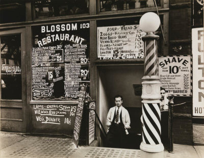 Berenice Abbott - Blossom Restaurant, 1935