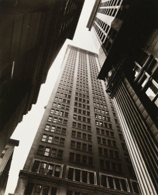 Berenice Abbott - Canyon: Broadway and Exchange Place, 1936
