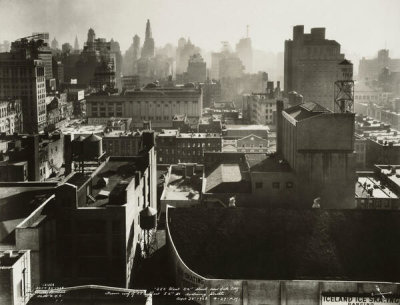 Wurts Bros. - 250 West 54 Street. New York City. From roof of 250 West 54 St looking South, 1928