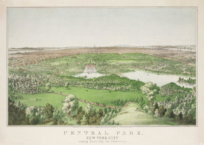 Unknown Artist/Maker - Central Park, 1859