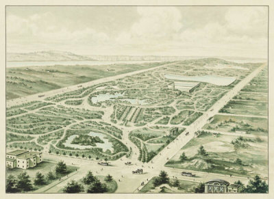 Unknown Artist/Maker - Central Park, ca. 1855